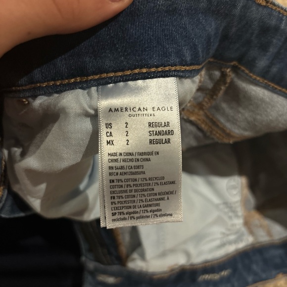 American Eagle Outfitters Women’s Size 2 Jeans Regular Fit - Picture 3 of 5